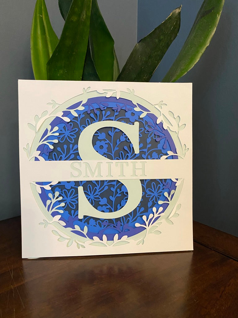 Family Name wall hanging